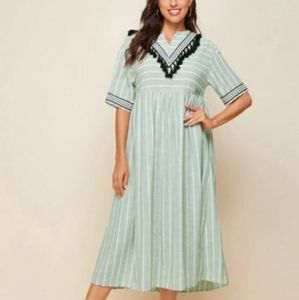 NEW Stripes Tassle Dress